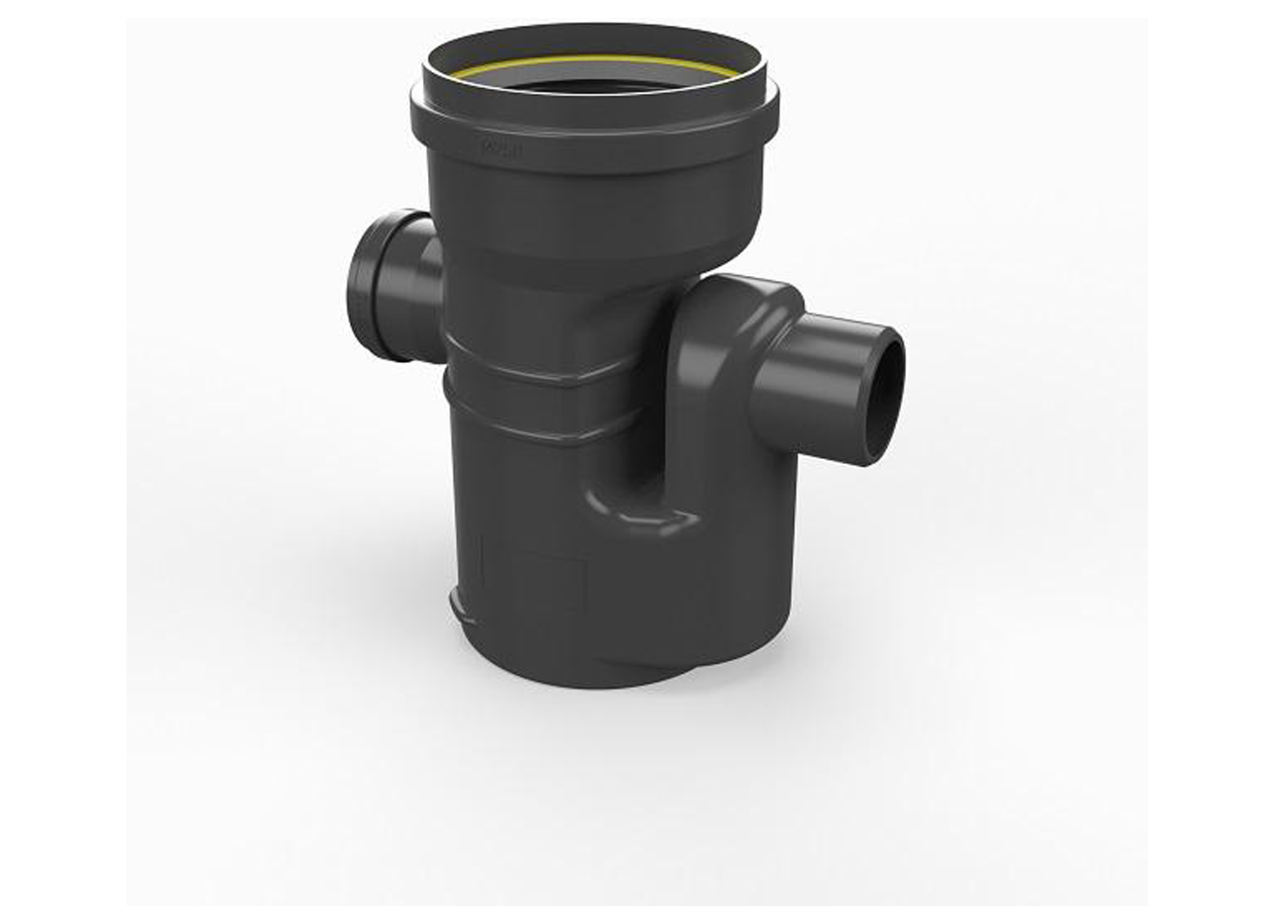 PE CHAMBRE DE VISITE BENOR NOIR 17 H=500MM Ø250 1xØ110 + SIPHON 1xØ110