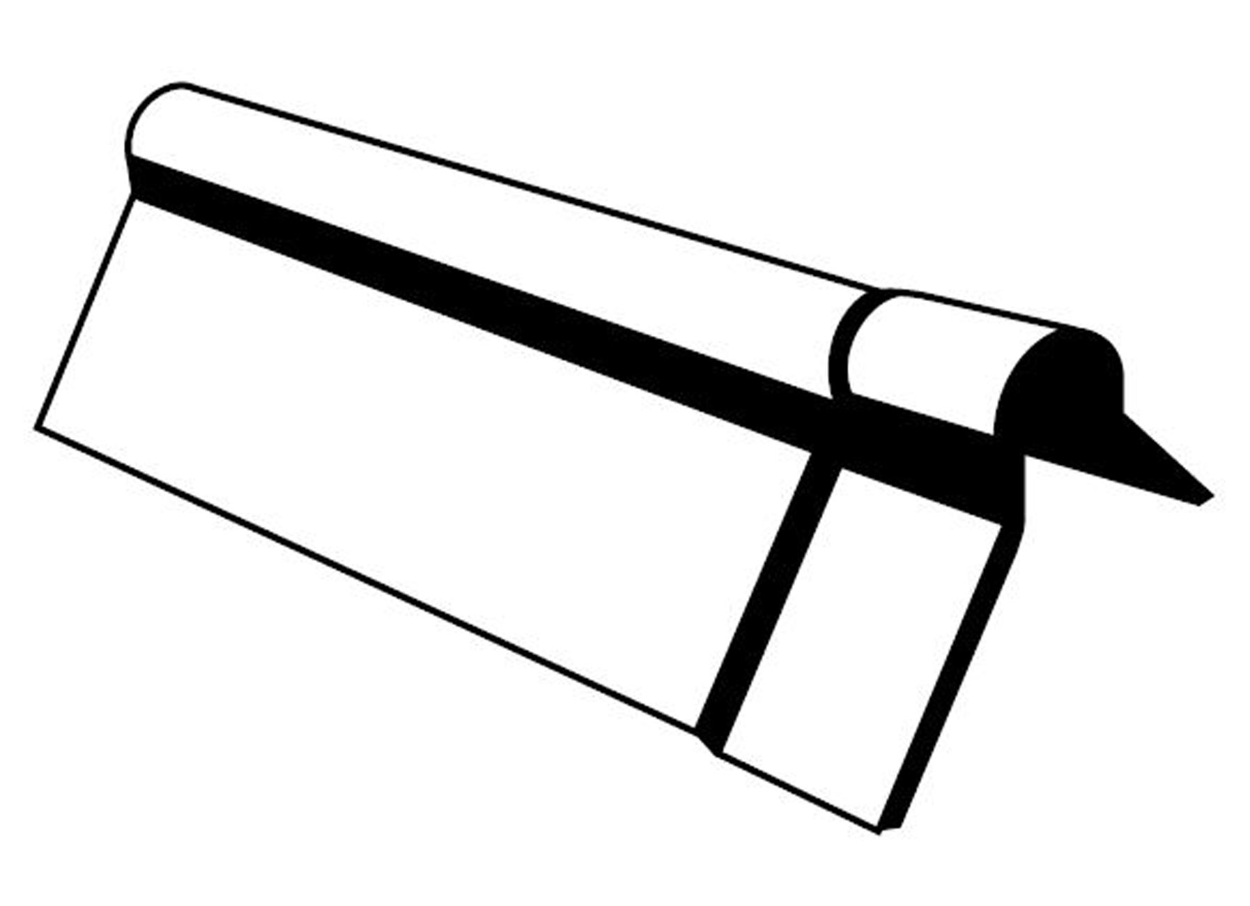 ALTERNA GEMODELLEERDE NOK 120° DONKERGRIJS