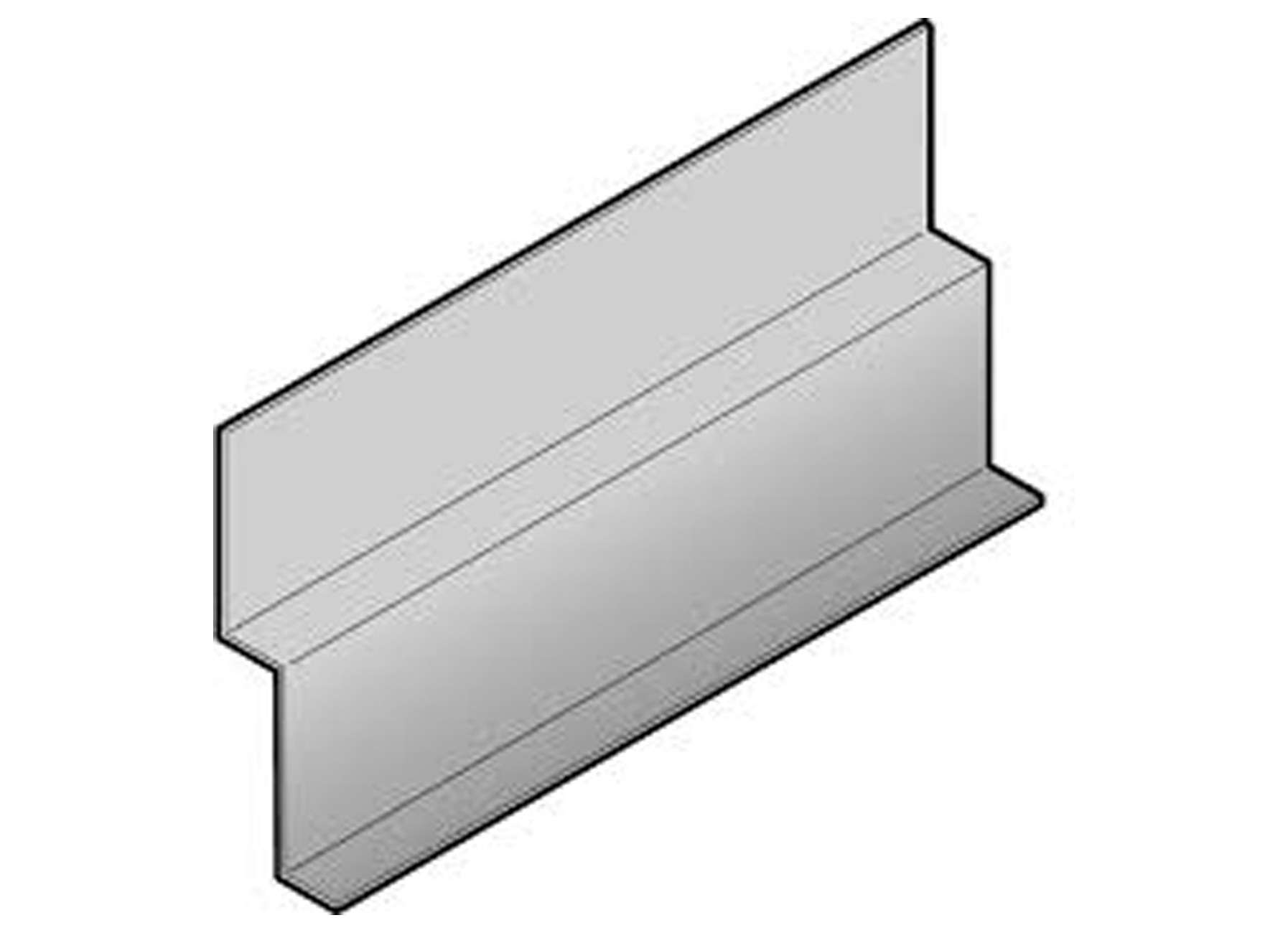 ETERNIT SIDINGS ALU STARTPROFIEL HORIZONTALE PLAATSING CEDRAL LAP L=3M