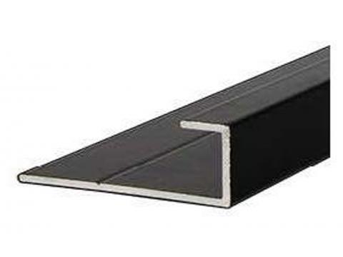 ALU PROFIL DE RACCORDEMENT CEDRAL LAP 45/15/8MM L=3M GRIS SCHISTE C18