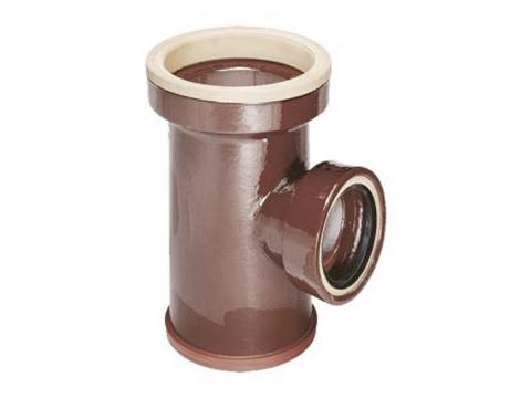KERA.BASE PIECE EN T 90° Ø100MM