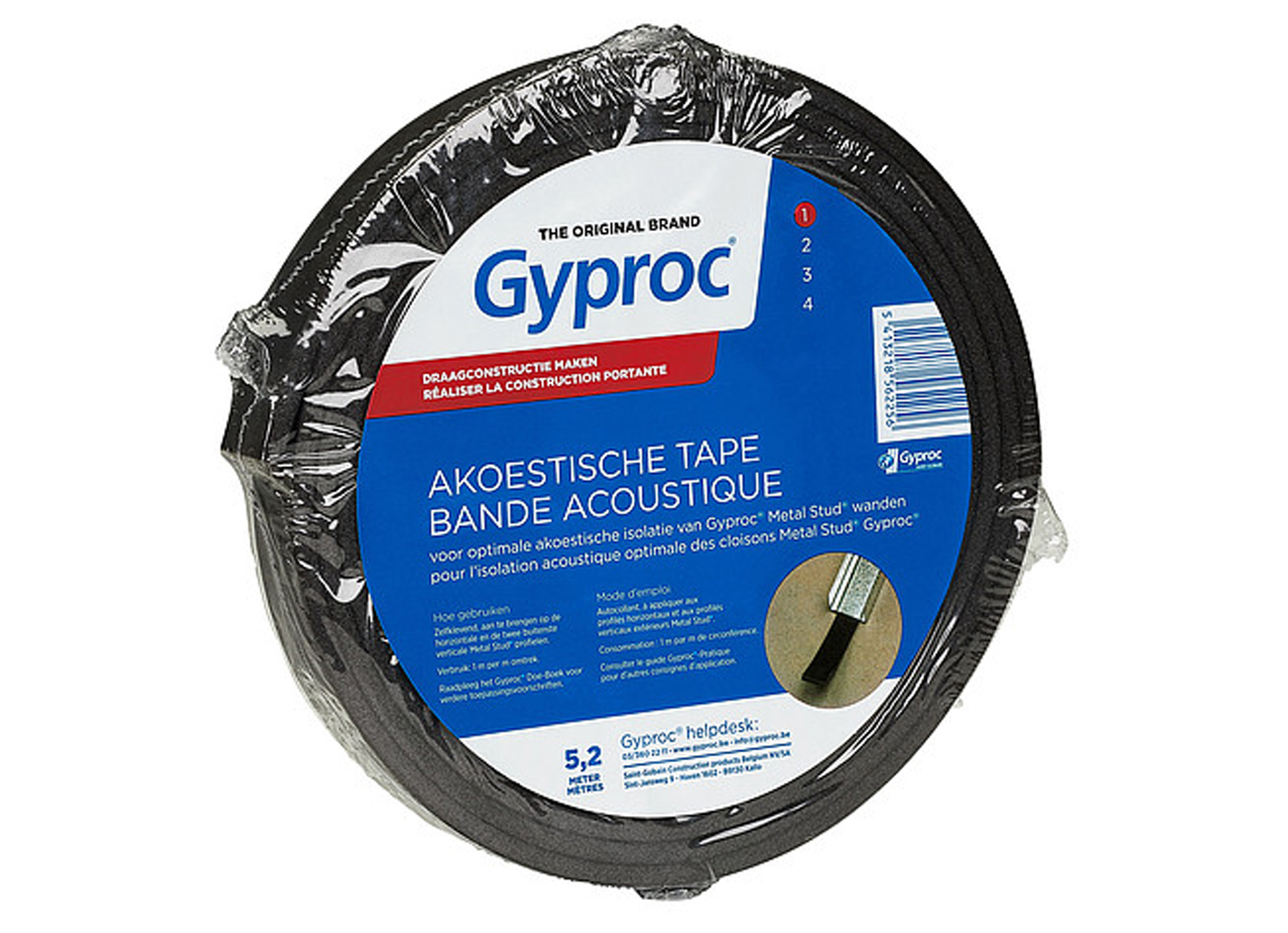 GYPROC AKOESTISCHE TAPE 5.2M