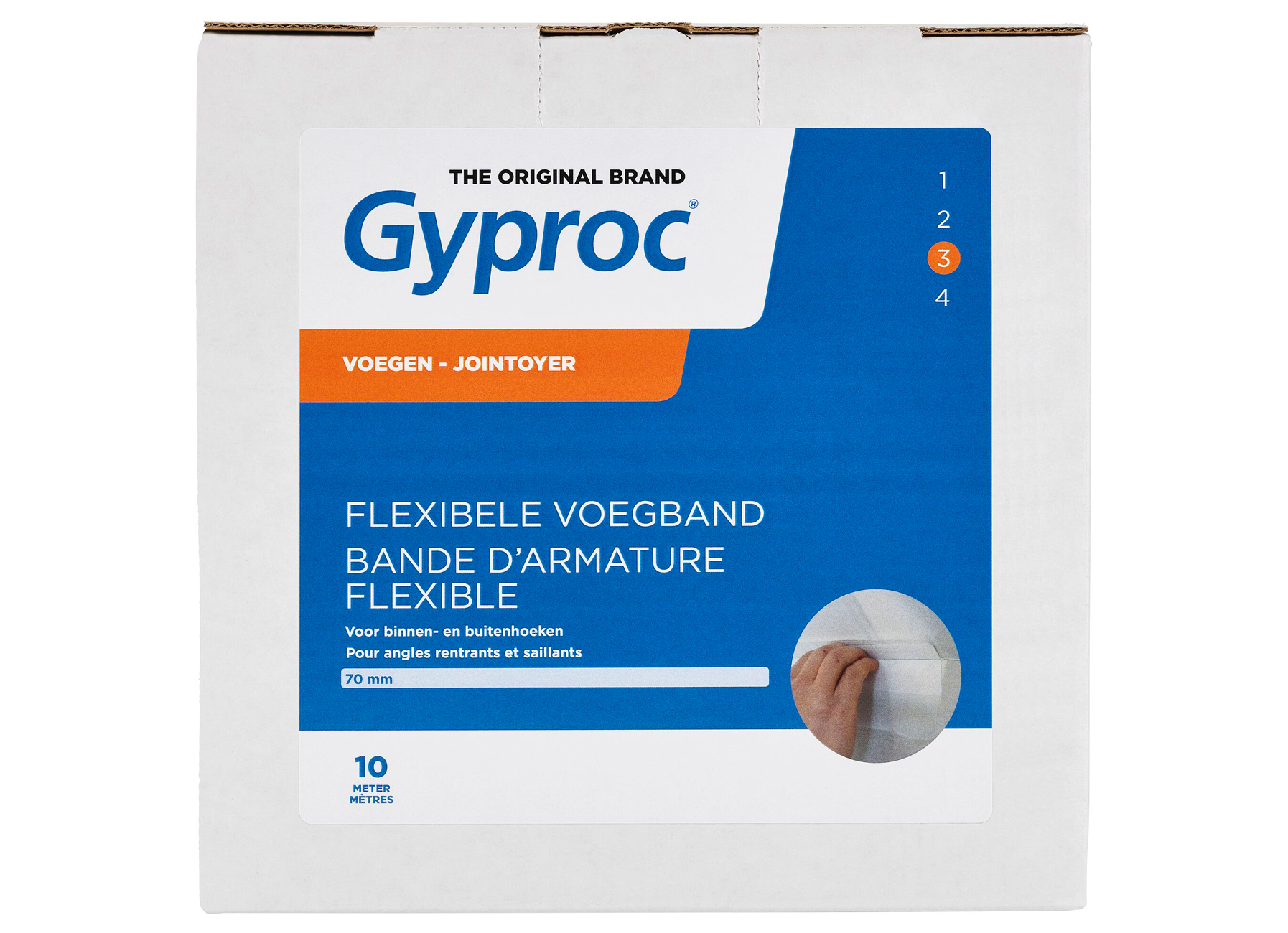 GYPROC HOME FLEXIBELE VOEGBAND 70MM 10M