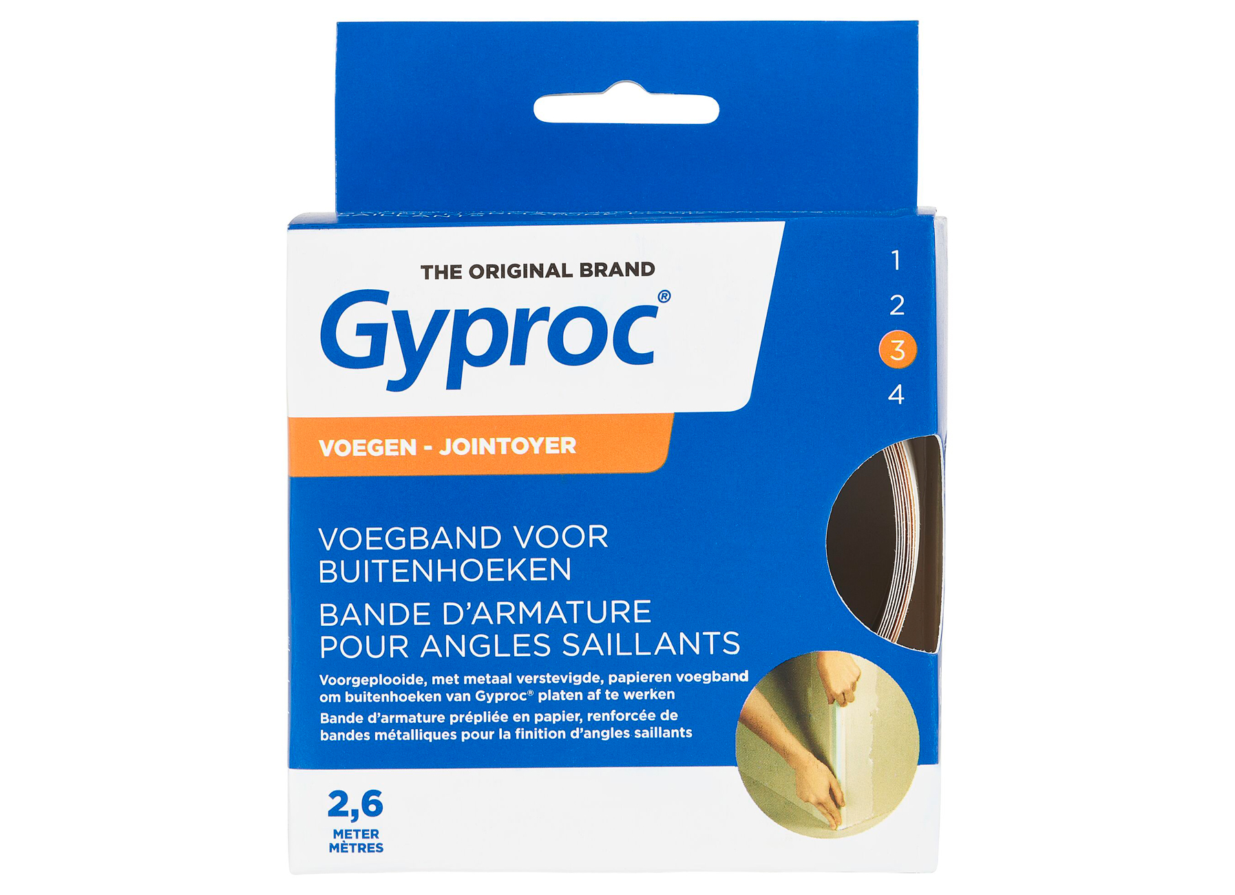 GYPROC HOME VOEGBAND BUITENHOEK 2,6M ROL