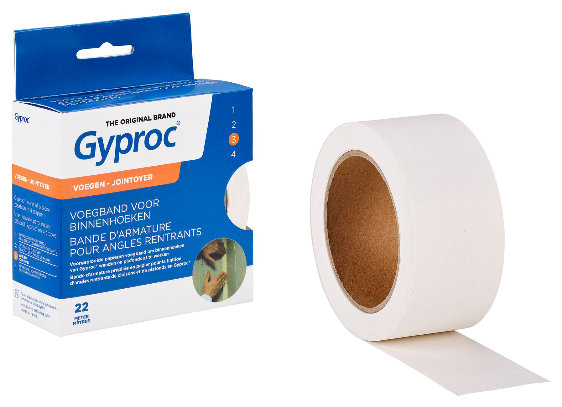 GYPROC HOME VOEGBAND BINNENHOEK 22M