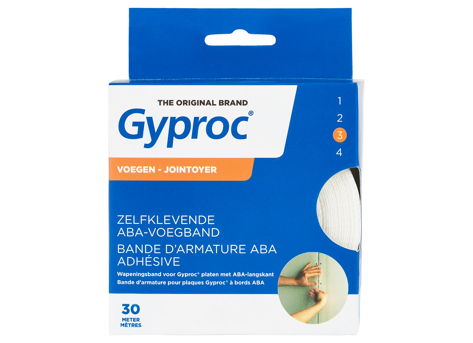 GYPROC HOME ZELFKLEVENDE VOEGBAND 30M