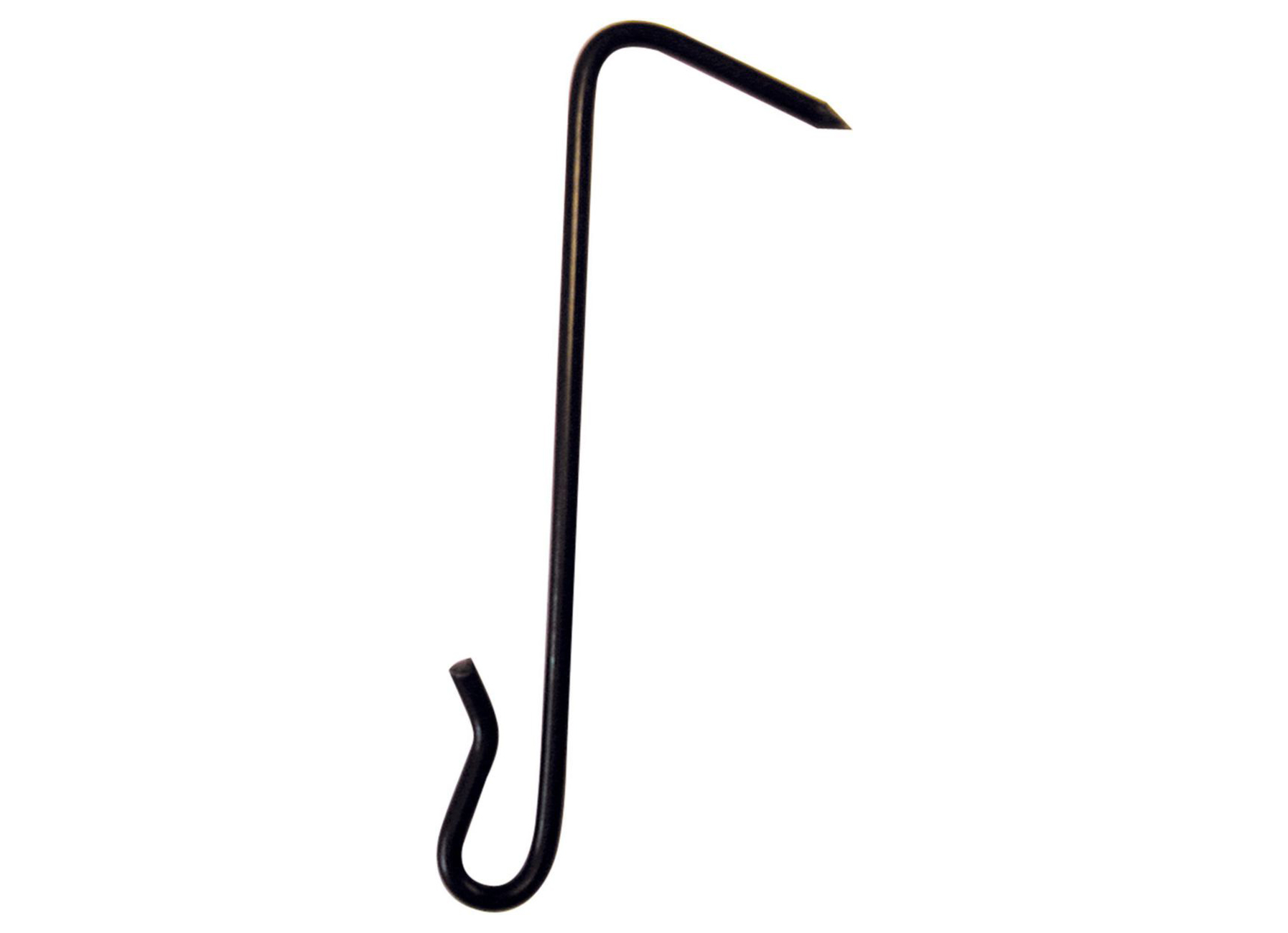 CROCHET D''ARDOISE DROITE A POINTE INOX 18/10 NOIR
