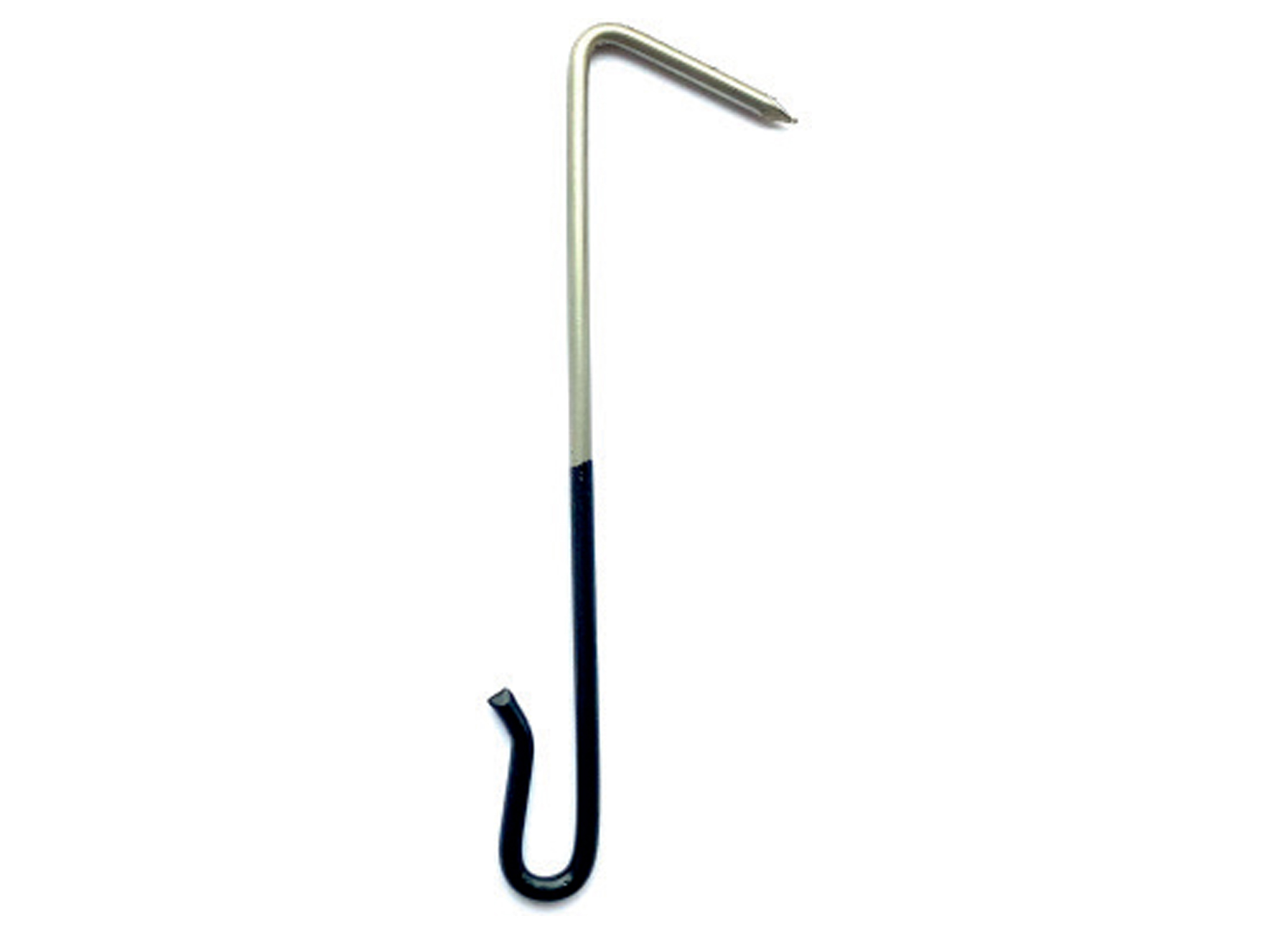 CROCHET D''ARDOISE DROITE A POINTE INOX 18/10 NOIR