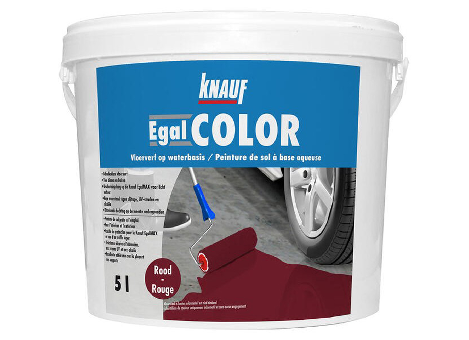 KNAUF EGALCOLOR ROUGE 5 L