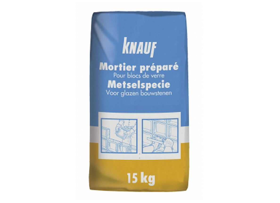 knauf MORTIER BLOCS DE VERRE 15kg