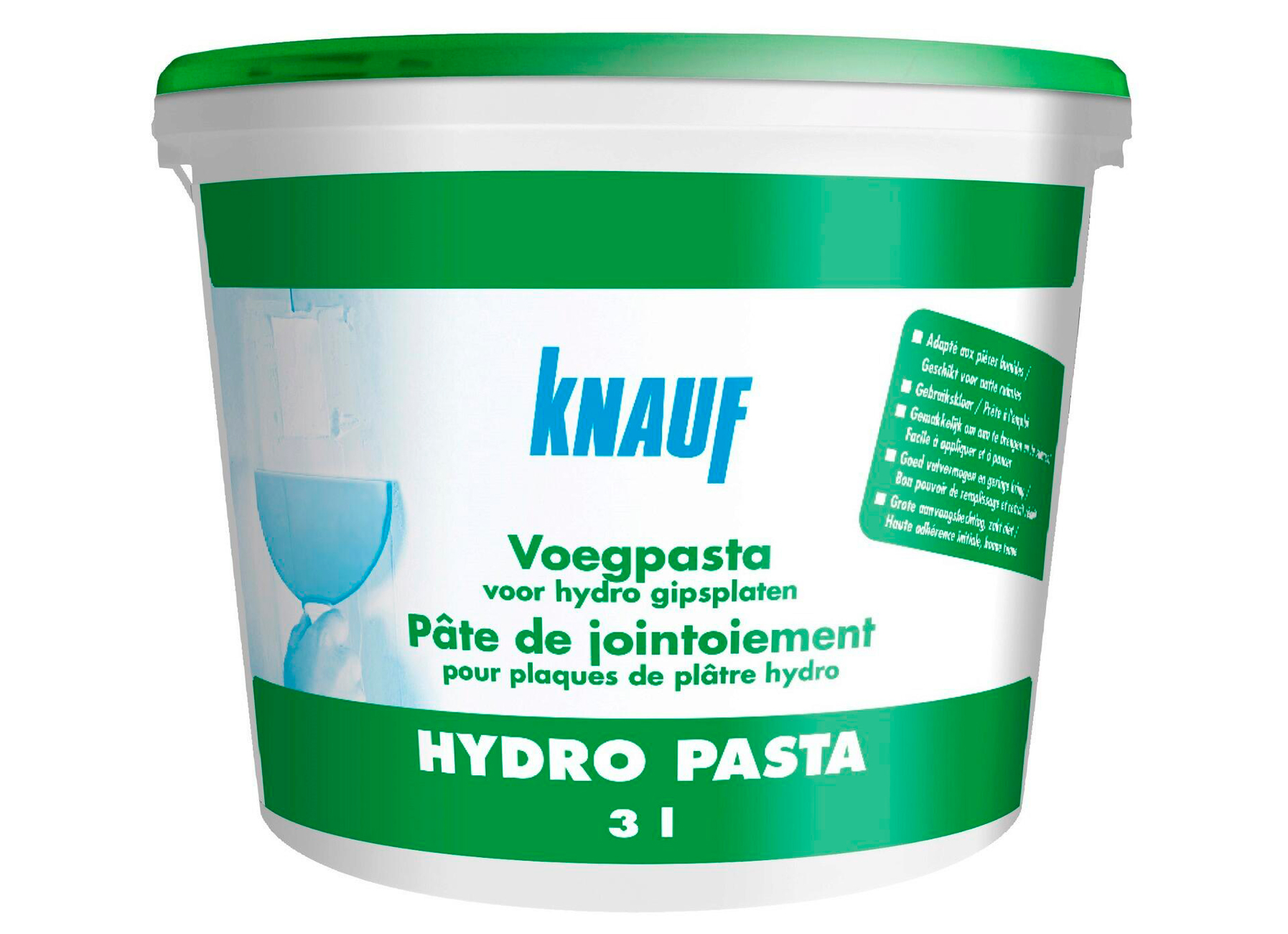 KNAUF HYDRO PASTA SEAU 3L