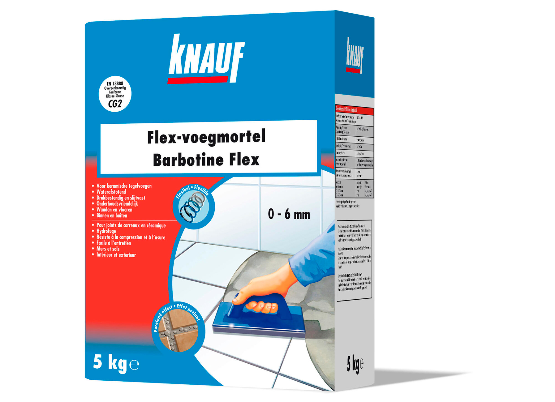 FLEX VOEGMORTEL ANTRACIET 5KG