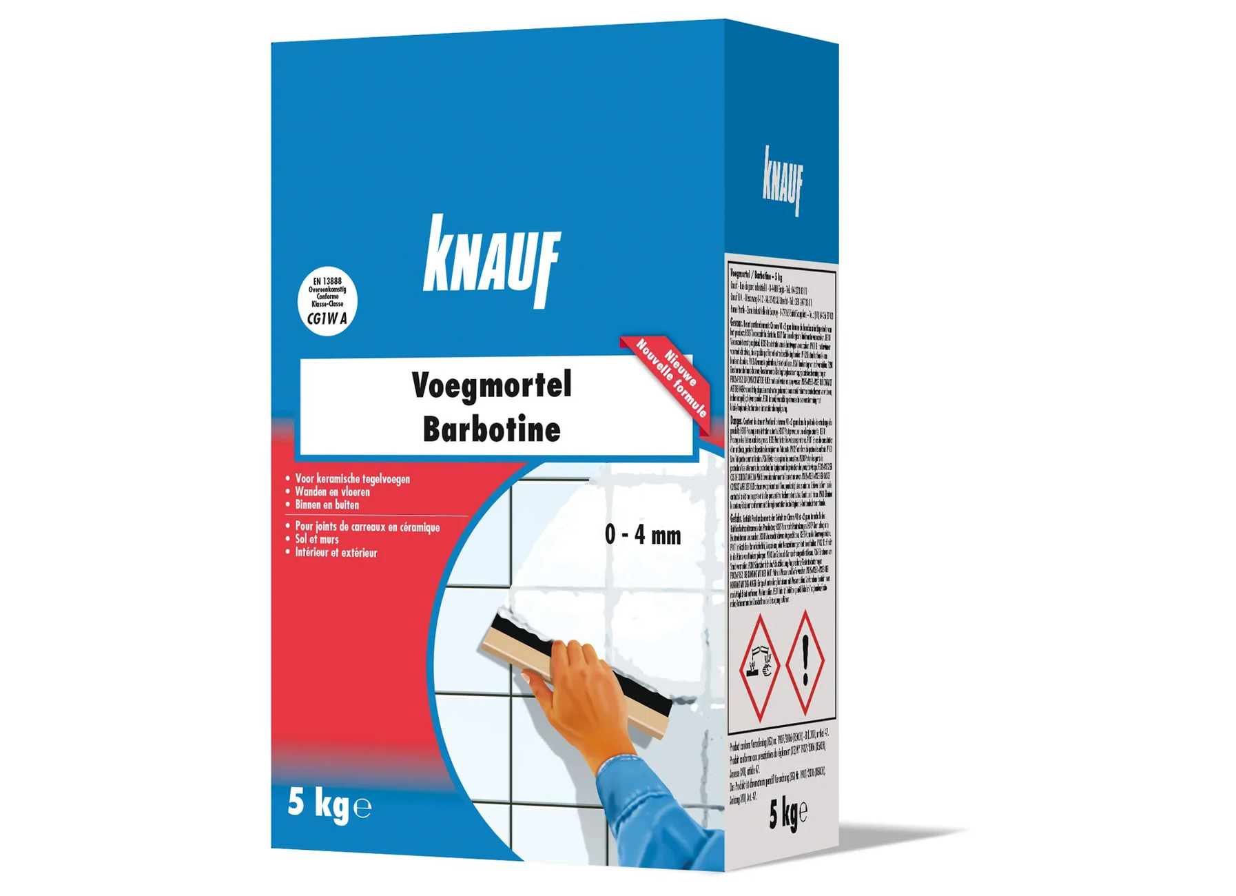 KNAUF VOEGMORTEL 5KG WIT