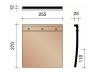 TEGELPAN 301 ANDERHALVE PAN ANTRACIET