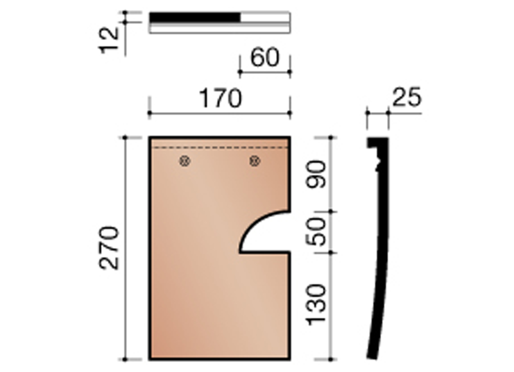 TEGELPAN 301 LEIKLEUR MAT GEGLAZUURD