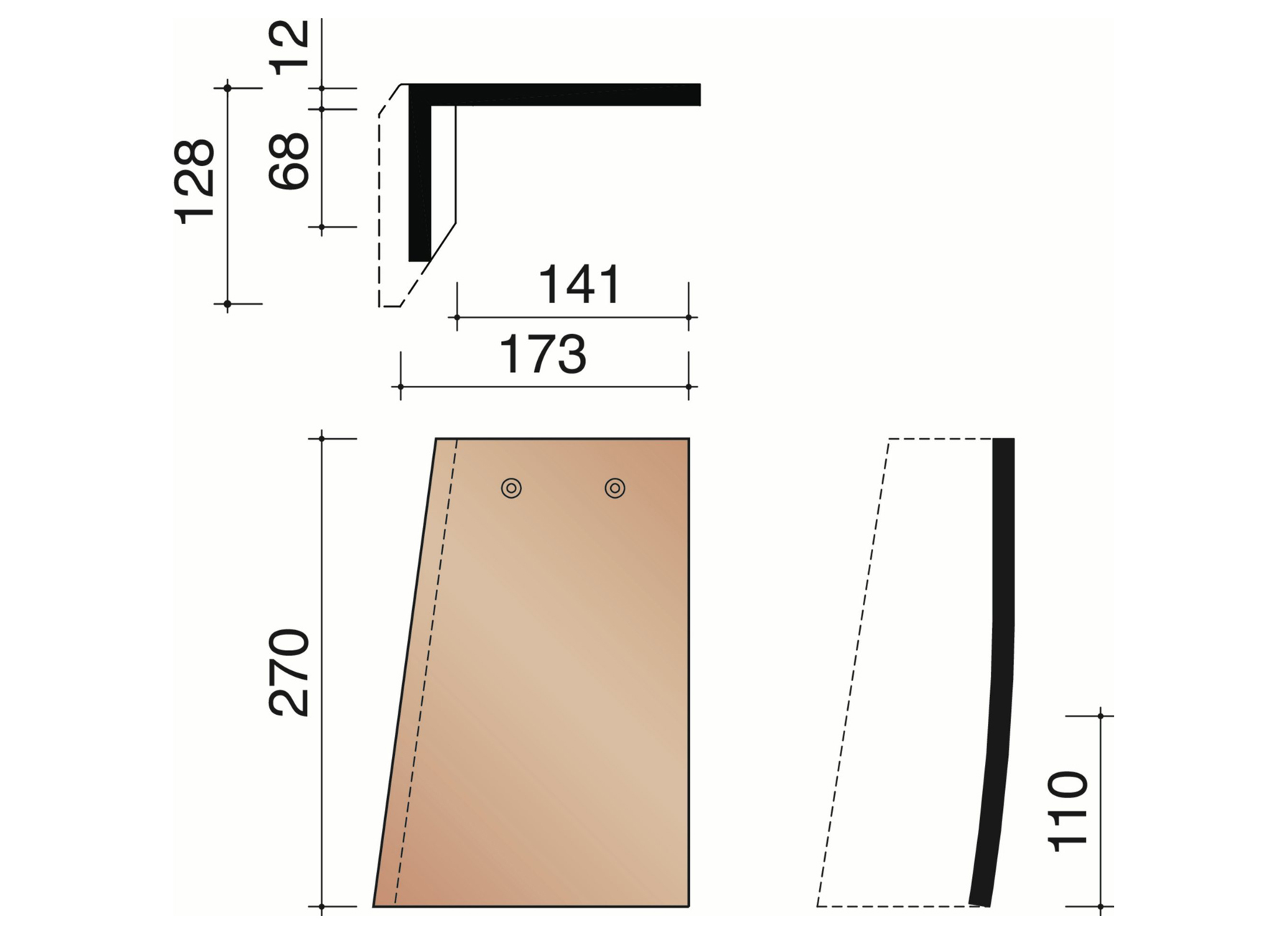 TEGELPAN 301 NATUURROOD