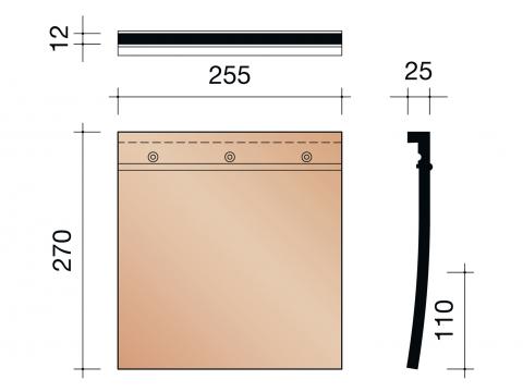 TUILE PLATE 301 TUILE ELARGIE RUSTIQUE