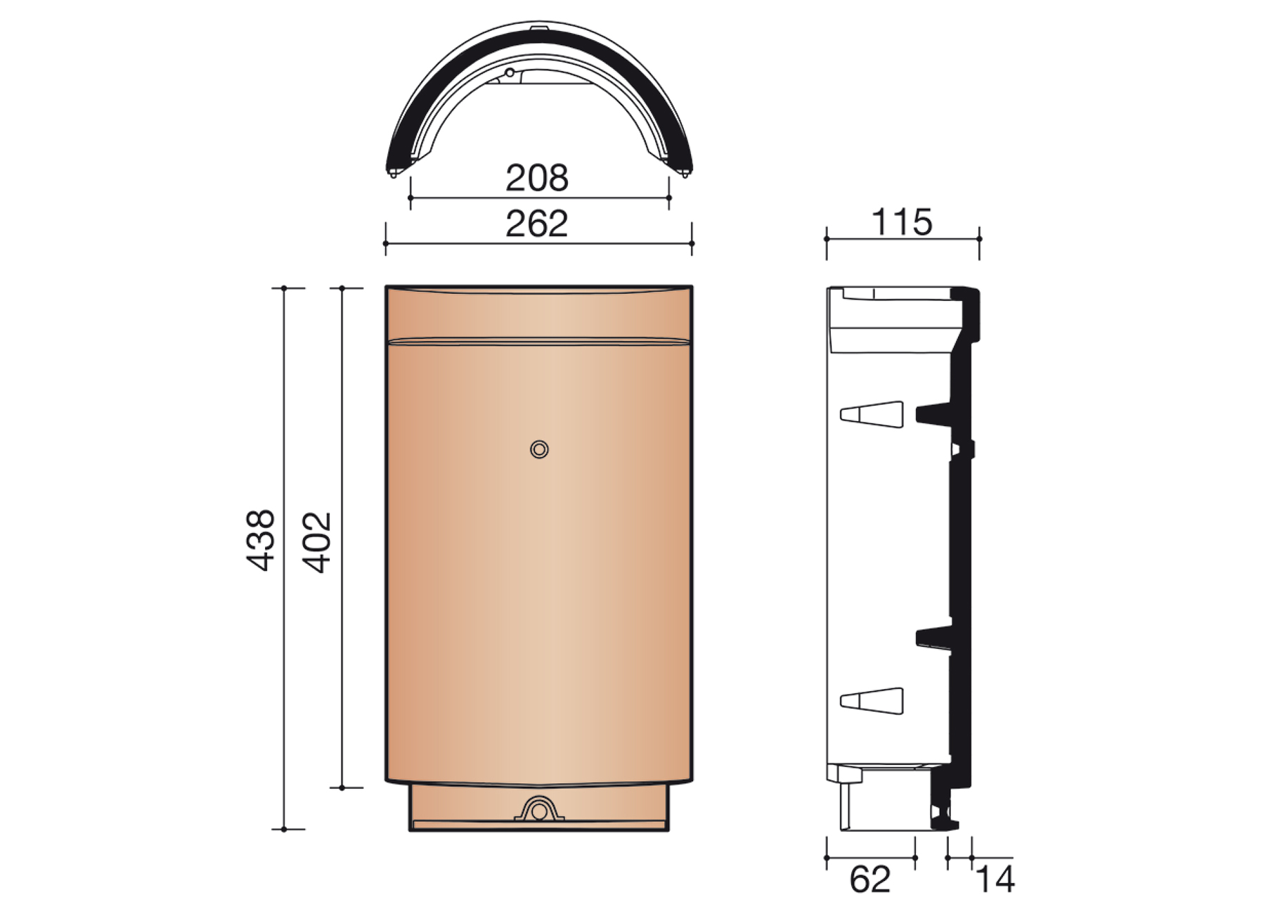 KORAMIC ACCESSOIRES CERAMIQUES SELTZ MODELE 1000