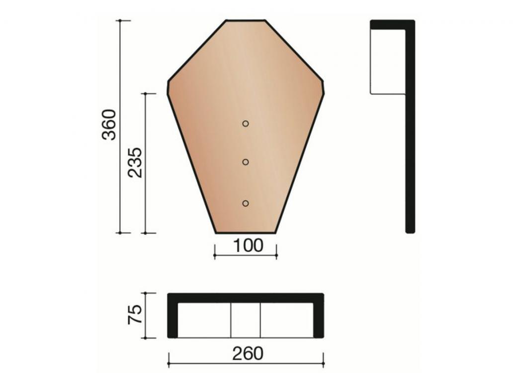 KORAMIC KERAMISCHE HULPSTUKKEN LANTENNE-VERTIERE MODEL 2800