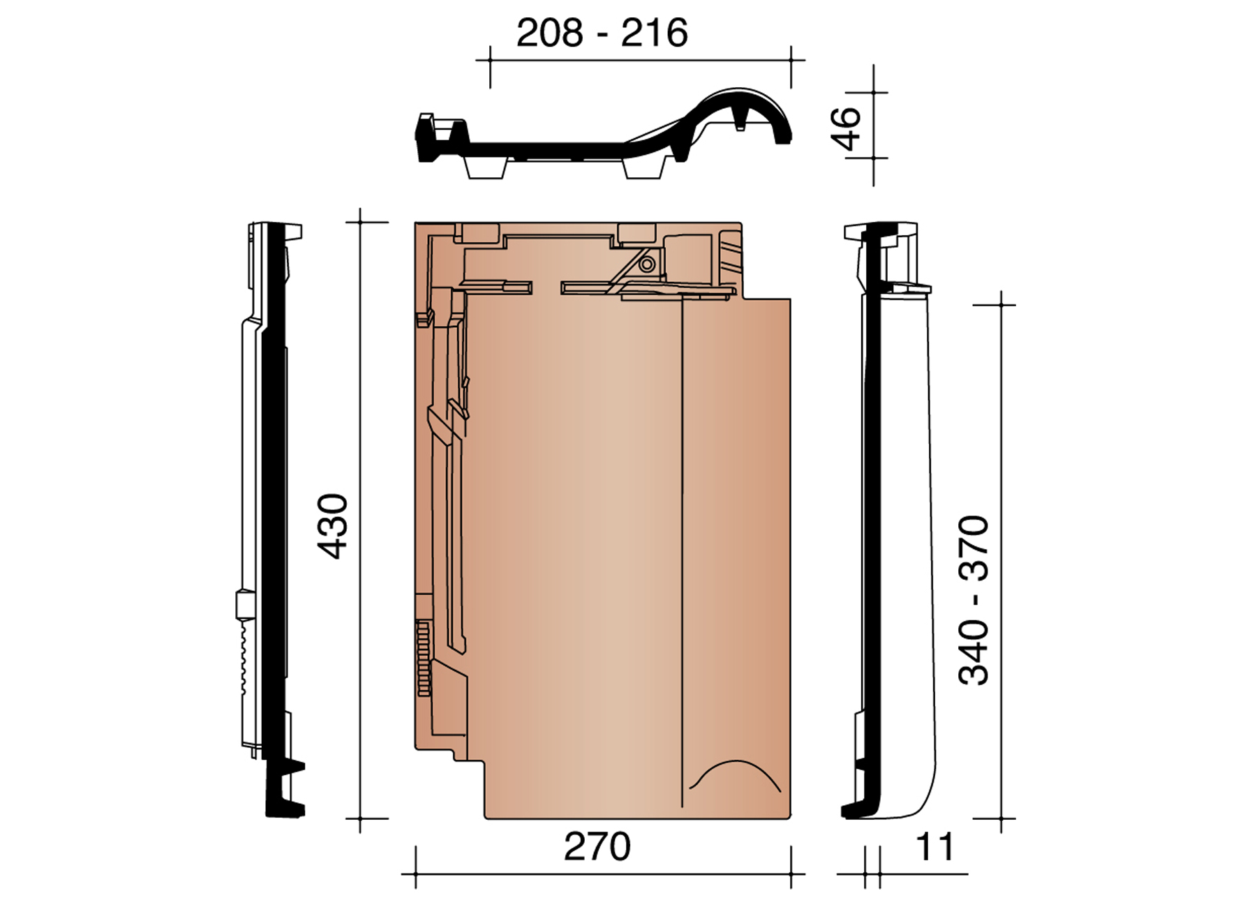 TRADIVA PAN NATUURROOD+