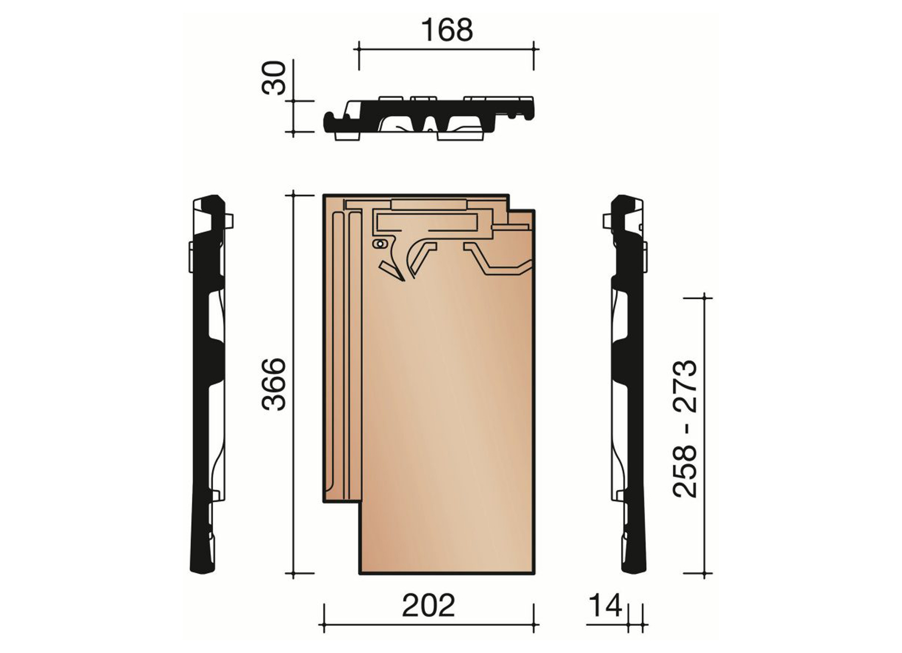 VAUBAN ANTHRACITE MAT