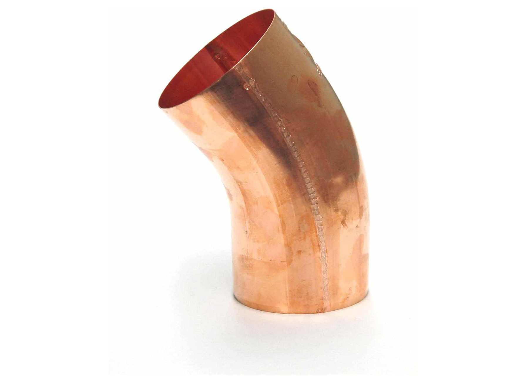 COUDE ROND 40° Ø100MM CUIVRE