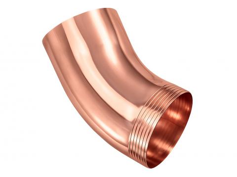 BOCHT ROND 40° Ø100MM KOPER