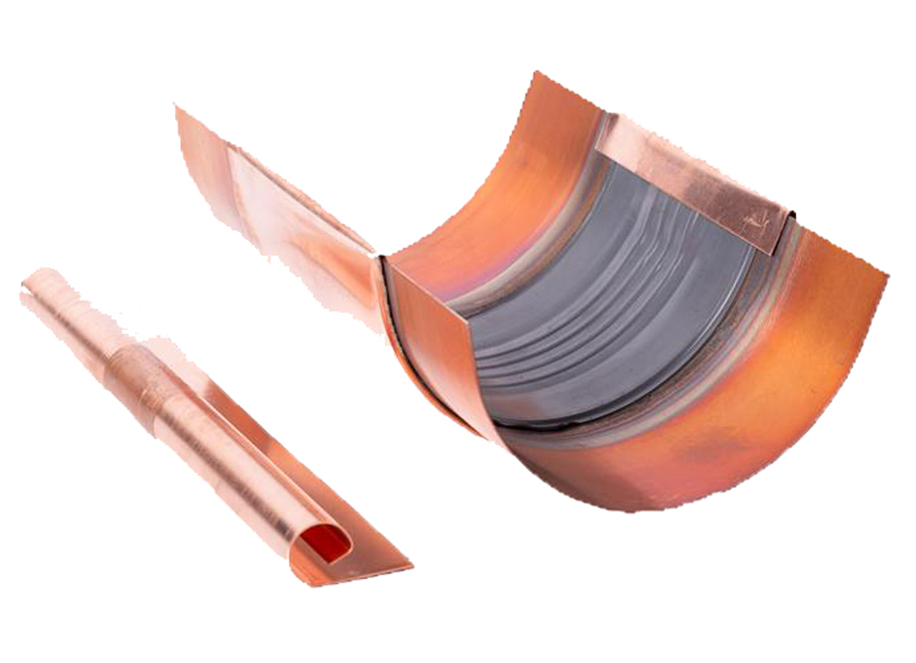 JOINT DE DILATATION GOUTTIERE DEMI-RONDE DEV333 CUIVRE