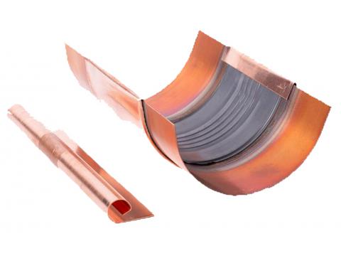 JOINT DE DILATATION GOUTTIERE DEMI-RONDE DEV333 CUIVRE