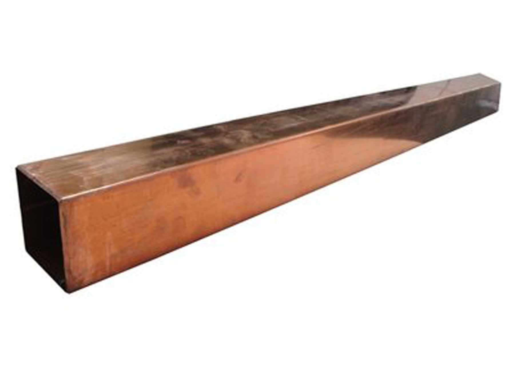 TUYAU CARRE 100X100MM 0.70MM L=1M CUIVRE