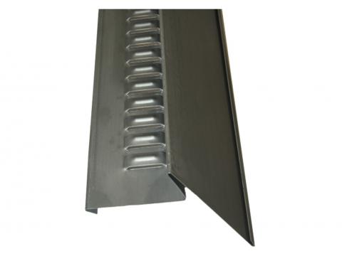 BANDE D'EGOUT VENTILEE DEV250 0,7MM L=2M ZN NOVA