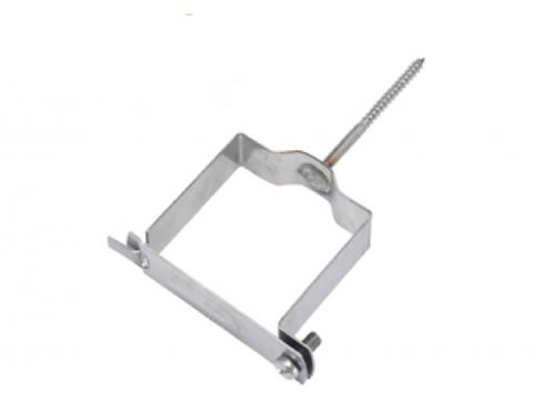 COLLIER CARRE INOX 100X100