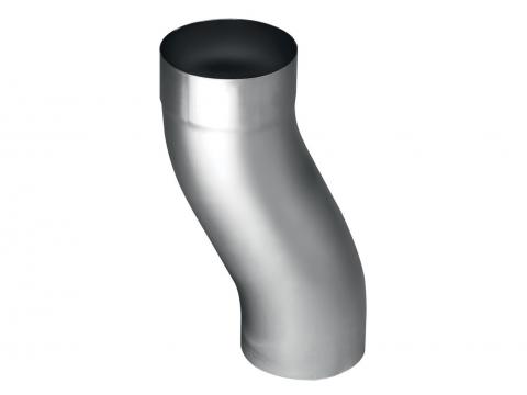 COUDE ROND S Ø80MM ZN NATUREL