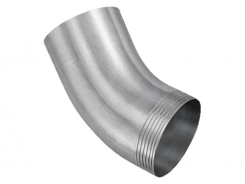 BOCHT ROND 40° Ø80MM ZN NOVA