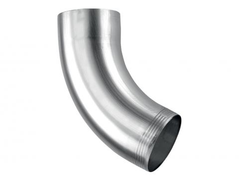 BOCHT ROND 60° Ø80MM ZN NATUREL