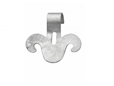 PATTE FLEUR DE LYS ALU NATUREL 30MM