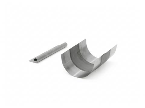 JOINT DE DILATATION GOUTTIERE DEMI-RONDE DEV285 ZN NATUREL