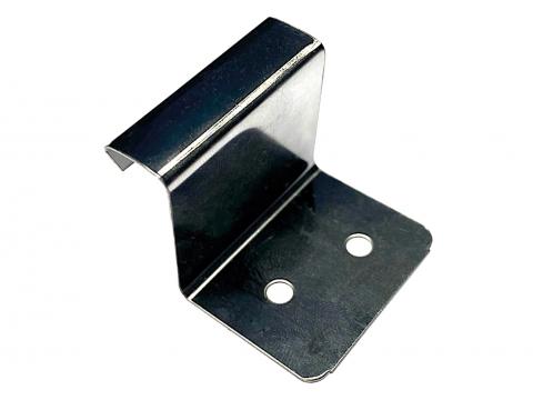 PATTE DE FIXATION FIXE INOX 18/10 TROUS PLATS 25MM 100 PCS