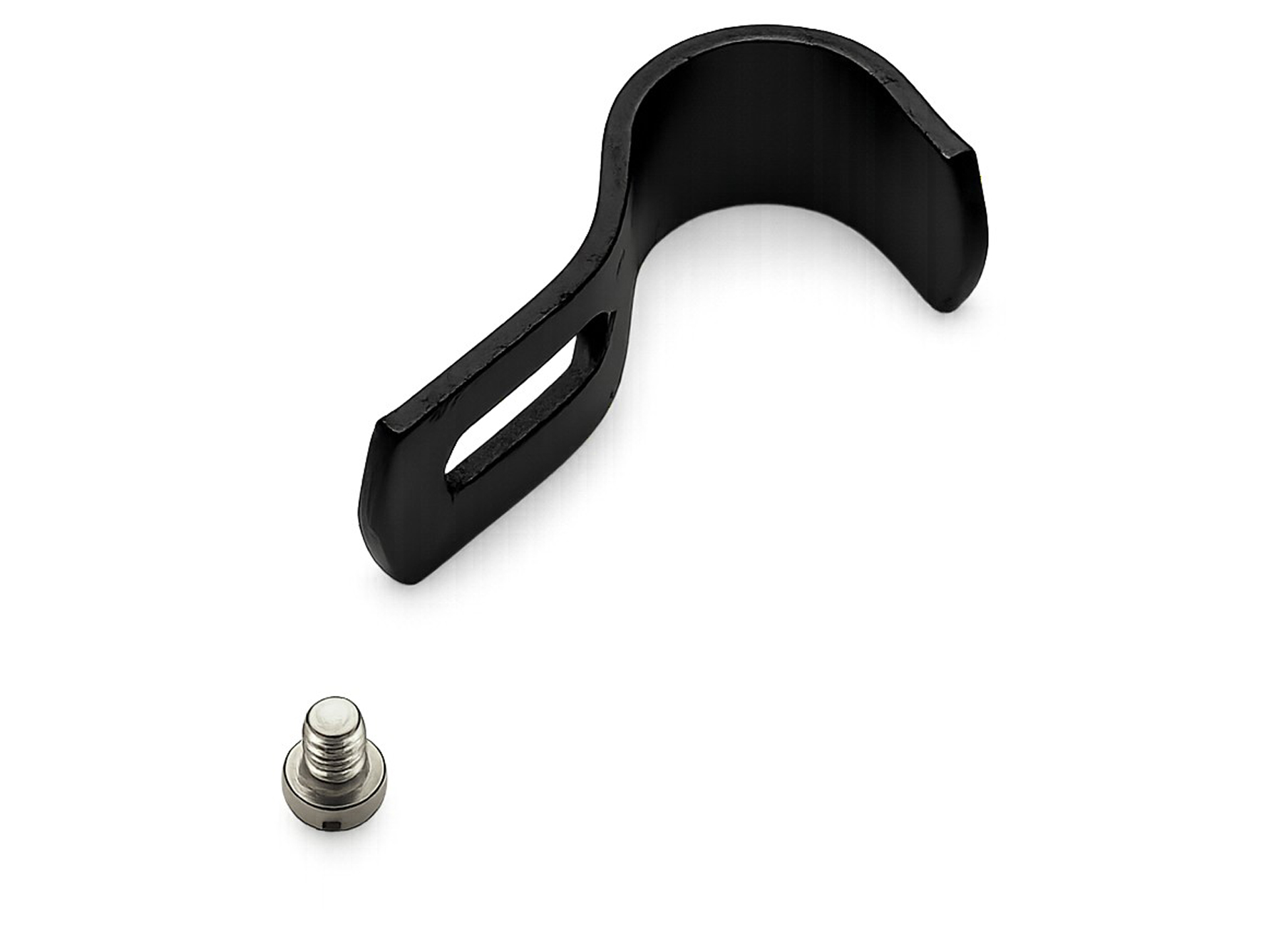 PATTE SIMPLE + VIS 30MM NOIR