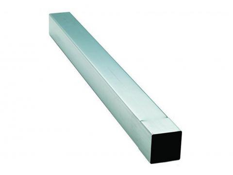 TUYAU CARRE 100X100MM 0.70MM L=1M ZN NATUREL