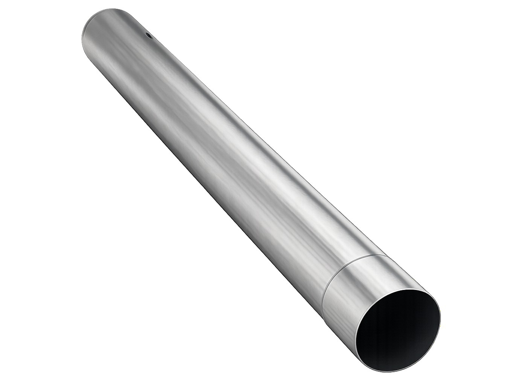 AFVOERBUIS ROND Ø100MM 0.70MM L=2M ZN NOVA