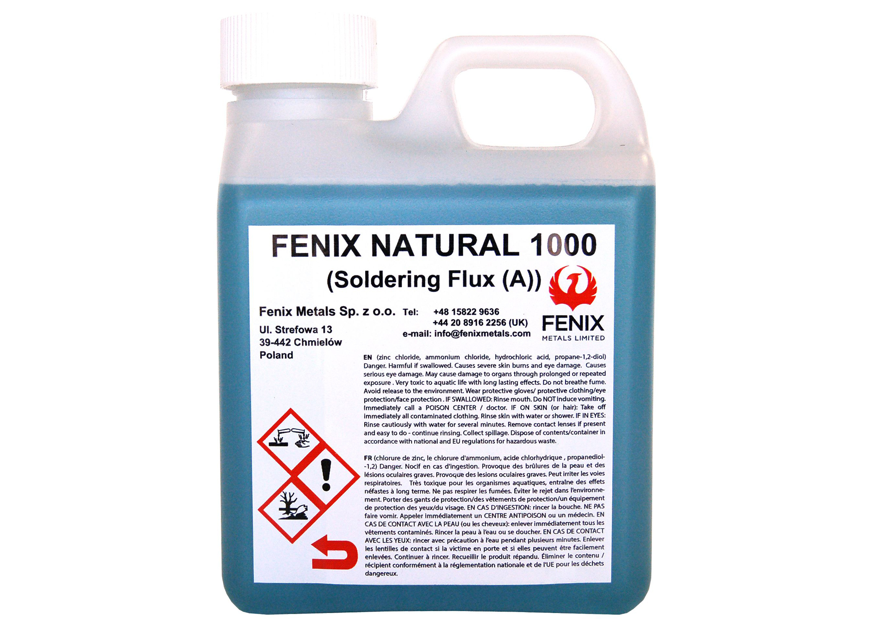 FLUX DECAPANT ZINC NATUREL 1L