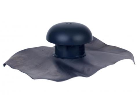 NICOLL PVC VENTILATIEKAP Ø160 ANTRACIET + LODEN SLAB 450/330