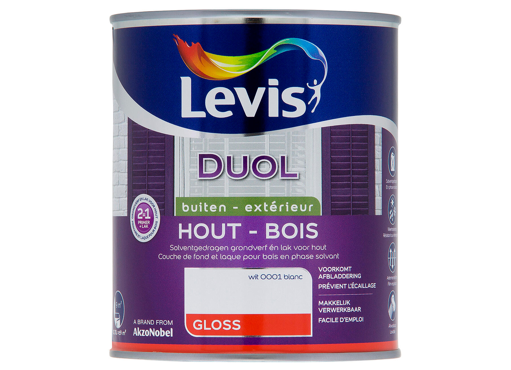 DUOL HOUT BUITEN HOOGGLANS