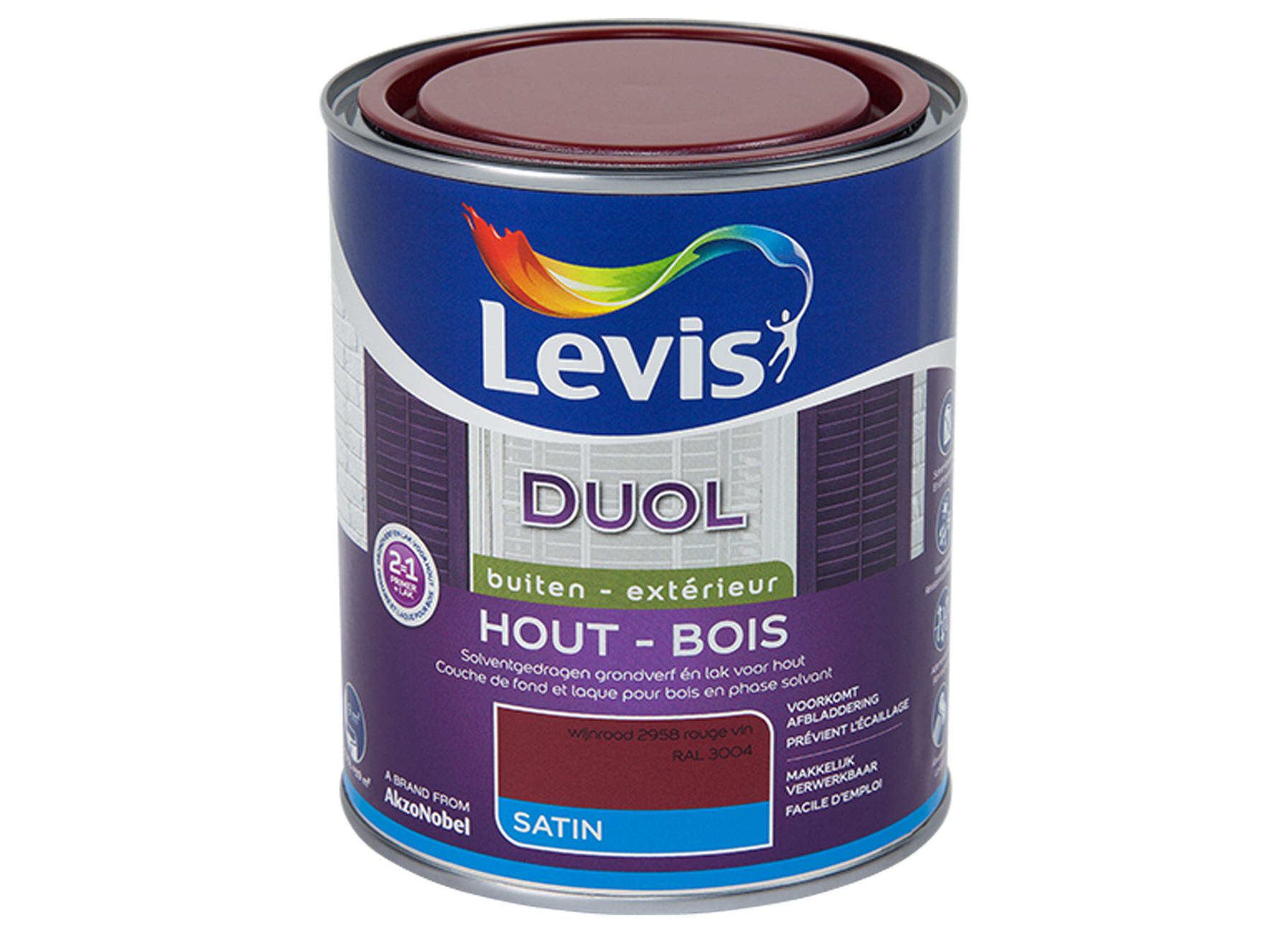 DUOL HOUT BUITEN SATIN