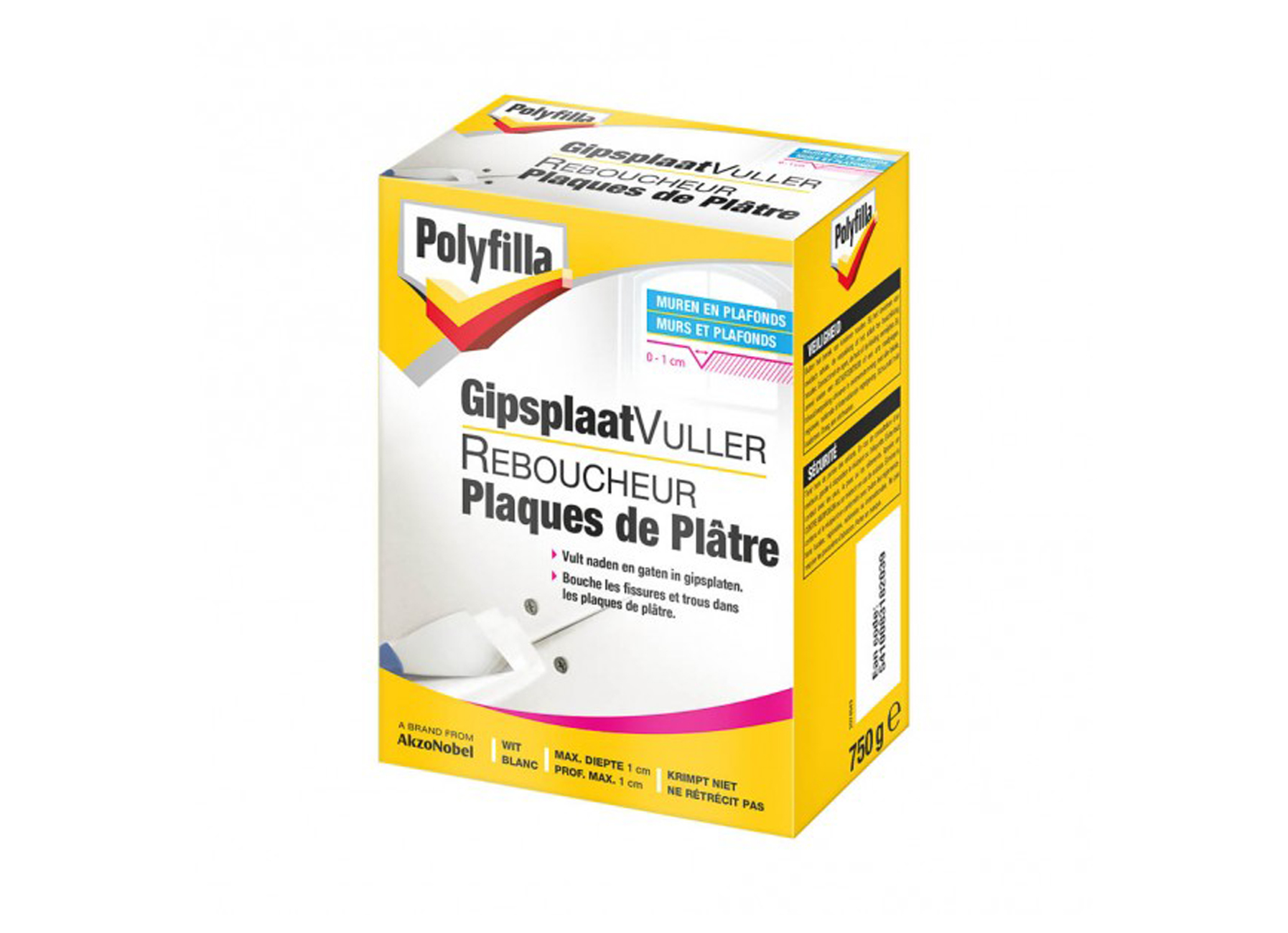 POLYFILLA REBOUCHEUR DE PLAQUES DE PLATRE (POUDRE)