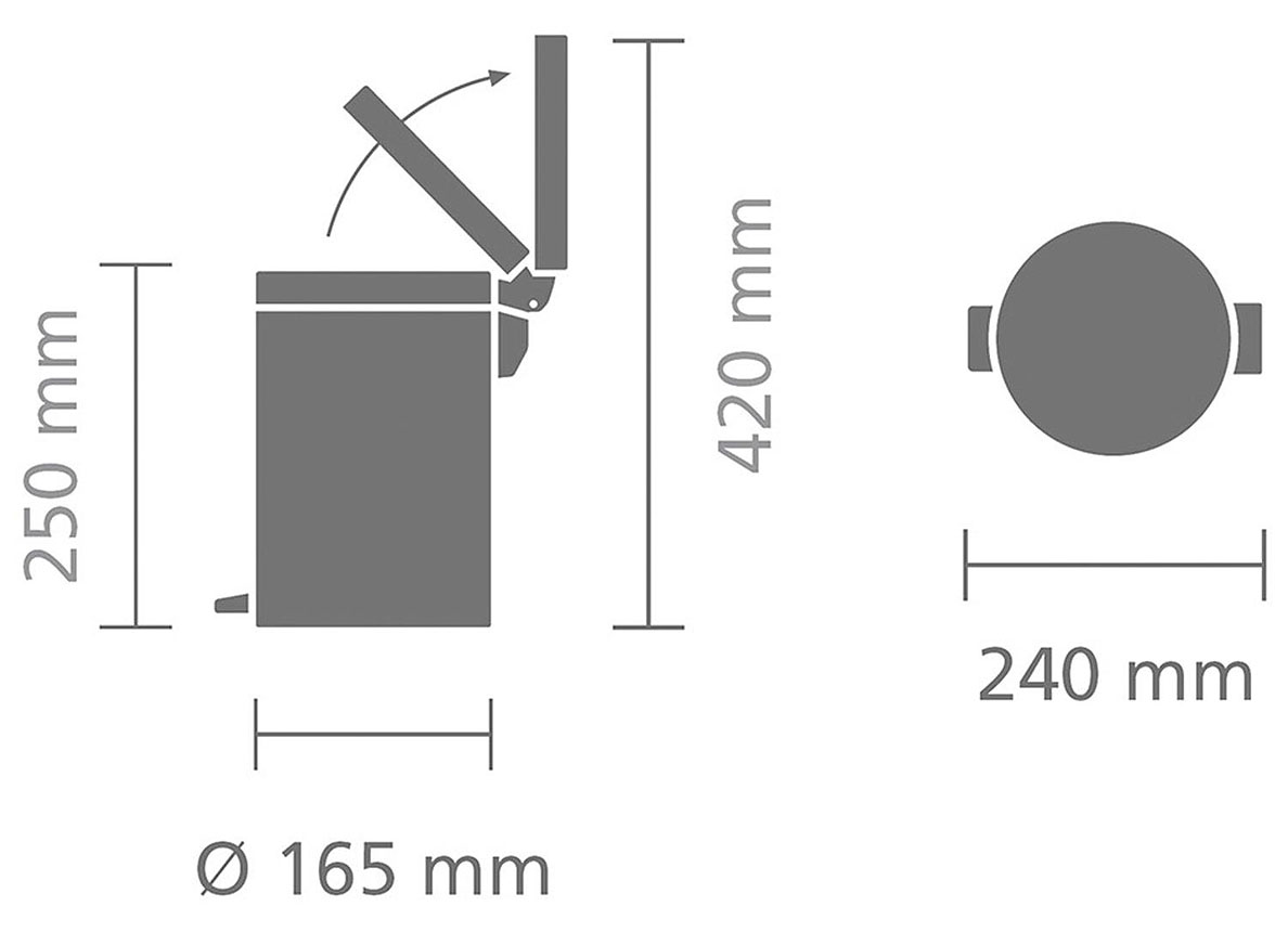 BRABANTIA PEDAALEMMER CLASSIC