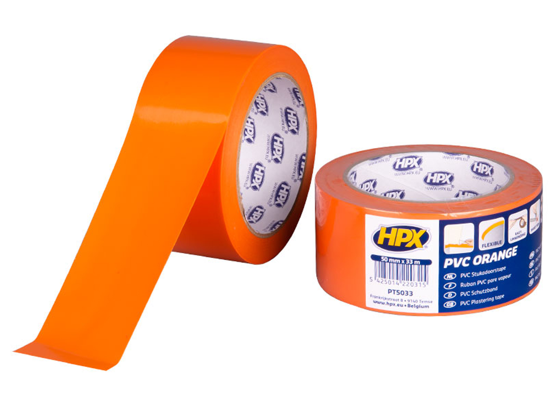 HPX PVC BESCHERMINGSTAPE ORANJE