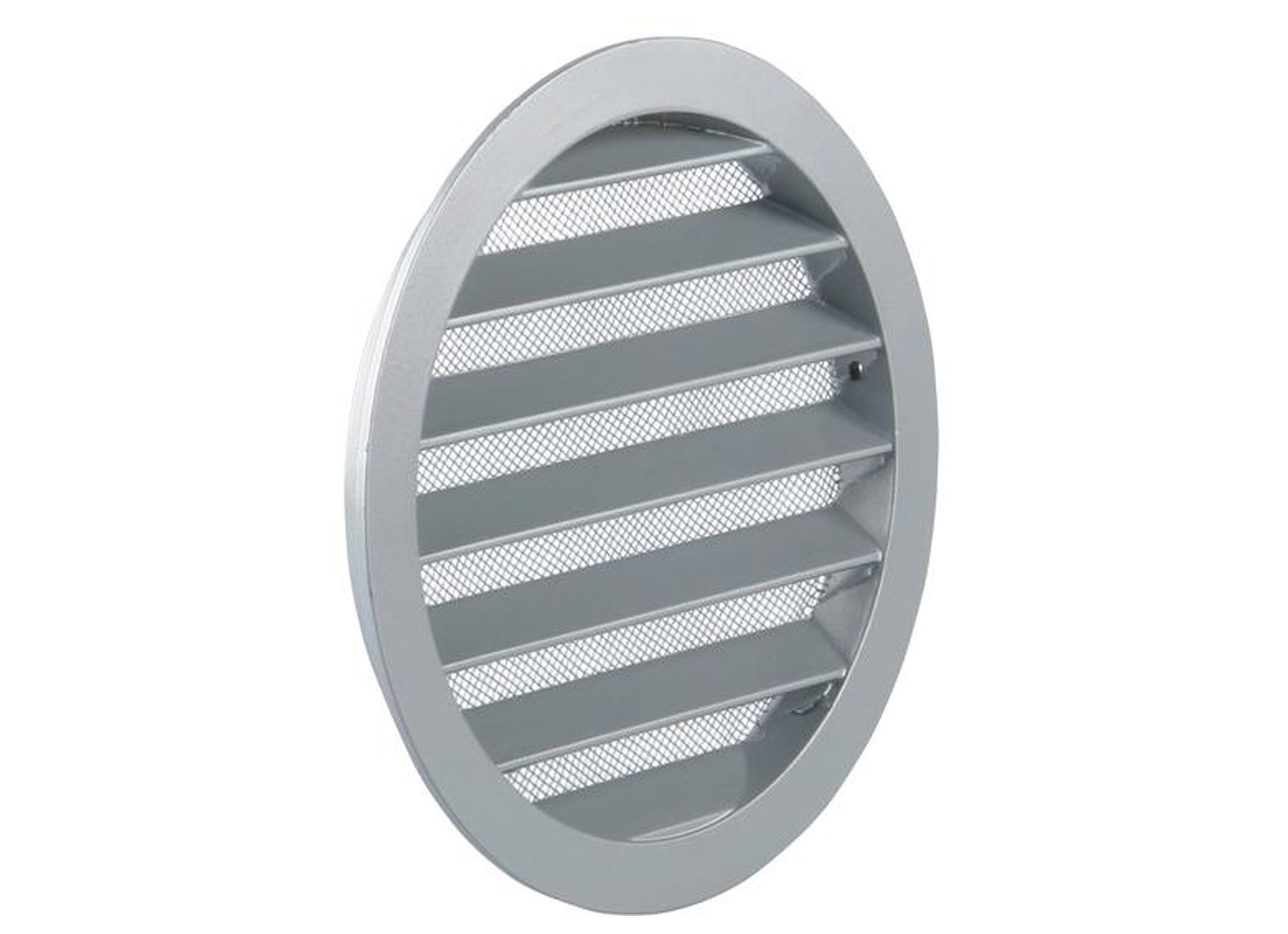 RENSON ROND SCHOEPENROOSTER INBOUW 434/R ALU GRIJSBRUIN Ø150MM