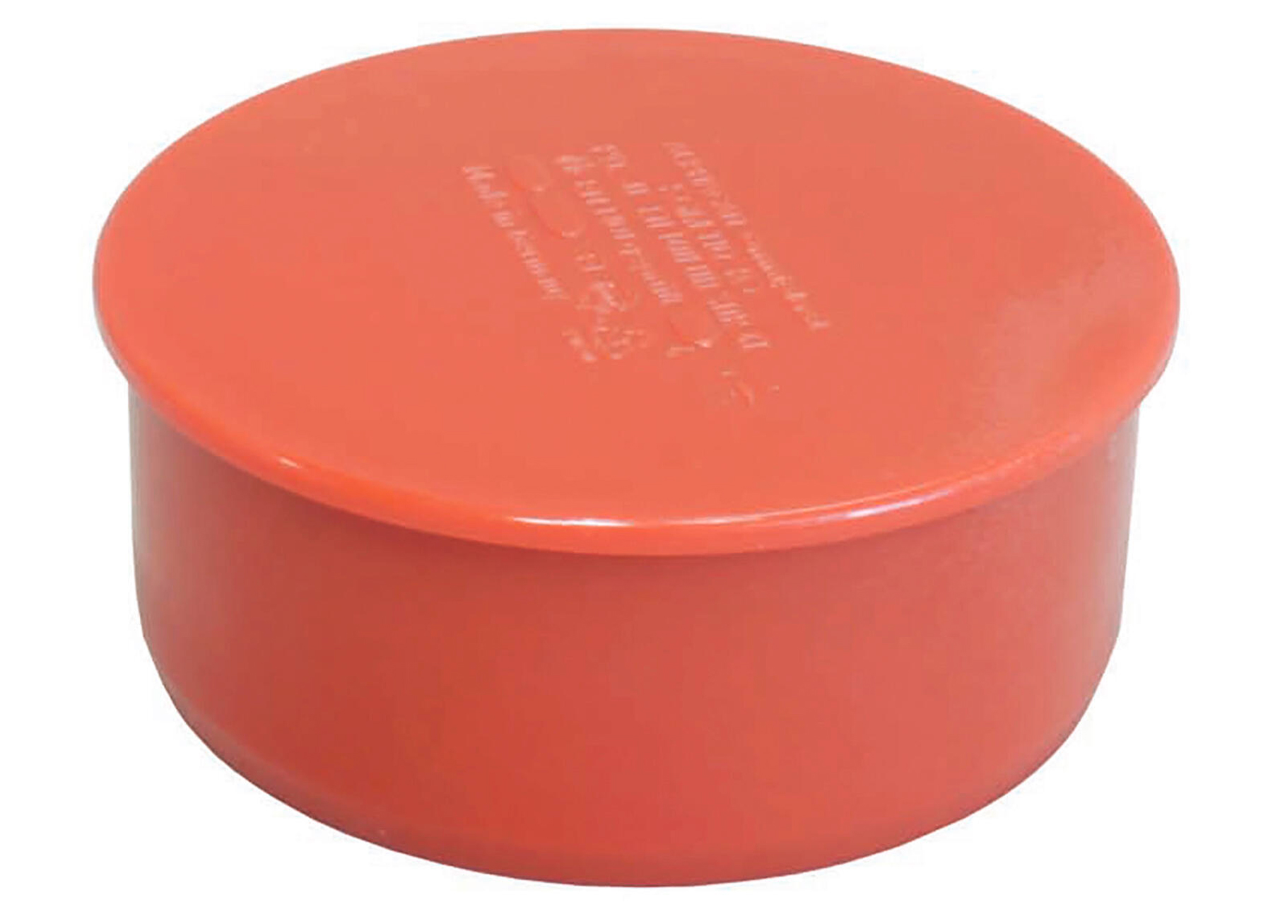 Scala PVC Afsluitkap Roodbruin met Spie